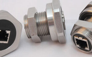 RJ45 Jack (Ethernet, CAT5, 8P8C) Hermetic Seal